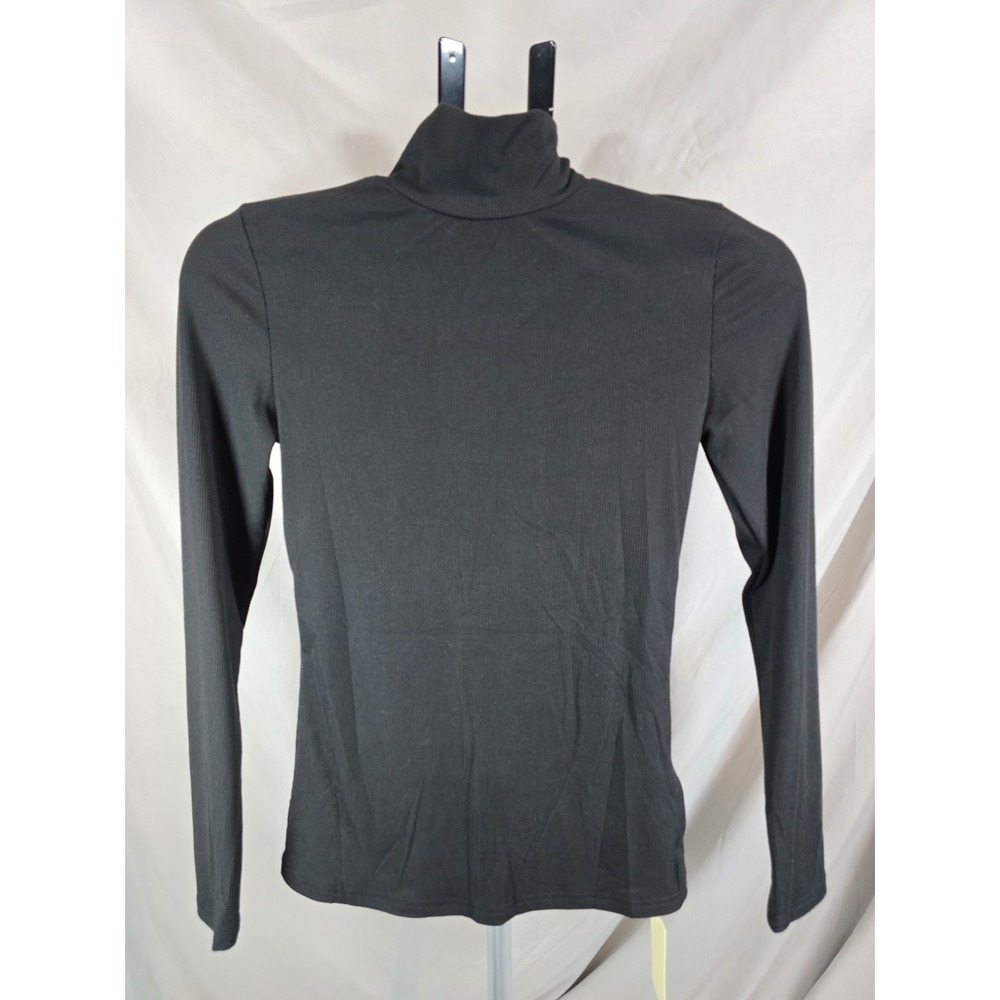 New Ekouaer Turtleneck XS Shirt Women Long Sleeve Mock Neck Slim Fit top